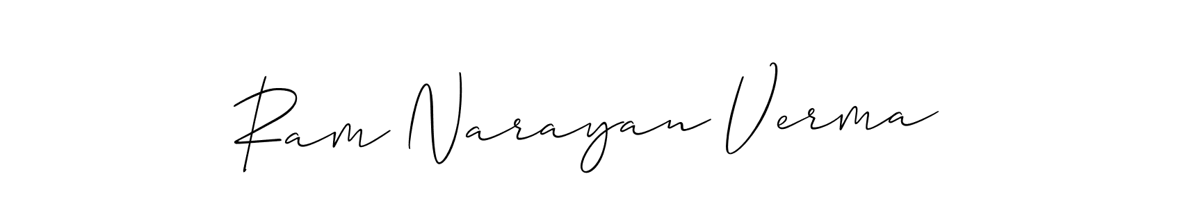 Similarly Allison_Script is the best handwritten signature design. Signature creator online .You can use it as an online autograph creator for name Ram Narayan Verma. Ram Narayan Verma signature style 2 images and pictures png