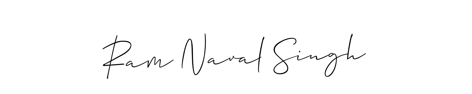 Make a beautiful signature design for name Ram Naval Singh. With this signature (Allison_Script) style, you can create a handwritten signature for free. Ram Naval Singh signature style 2 images and pictures png