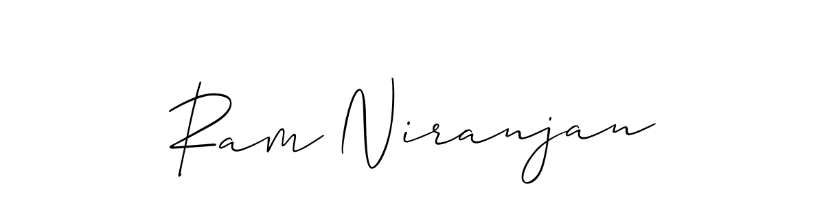 Also we have Ram Niranjan name is the best signature style. Create professional handwritten signature collection using Allison_Script autograph style. Ram Niranjan signature style 2 images and pictures png