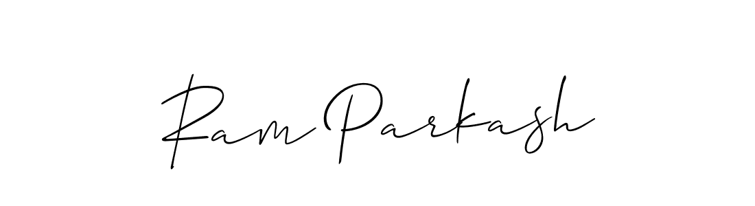How to Draw Ram Parkash signature style? Allison_Script is a latest design signature styles for name Ram Parkash. Ram Parkash signature style 2 images and pictures png