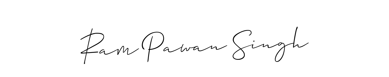 How to make Ram Pawan Singh signature? Allison_Script is a professional autograph style. Create handwritten signature for Ram Pawan Singh name. Ram Pawan Singh signature style 2 images and pictures png