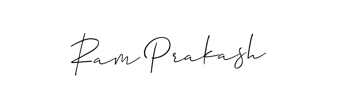 How to make Ram Prakash signature? Allison_Script is a professional autograph style. Create handwritten signature for Ram Prakash name. Ram Prakash signature style 2 images and pictures png