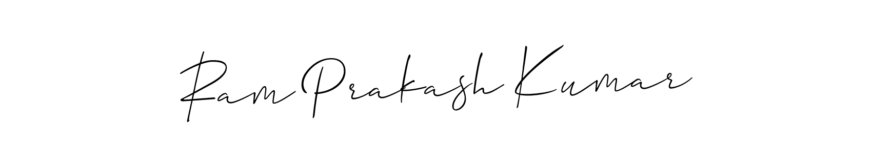 Also we have Ram Prakash Kumar name is the best signature style. Create professional handwritten signature collection using Allison_Script autograph style. Ram Prakash Kumar signature style 2 images and pictures png