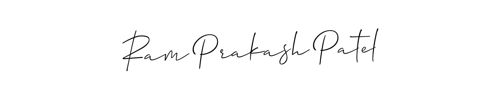 How to make Ram Prakash Patel signature? Allison_Script is a professional autograph style. Create handwritten signature for Ram Prakash Patel name. Ram Prakash Patel signature style 2 images and pictures png