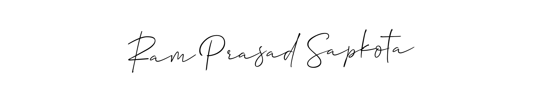 This is the best signature style for the Ram Prasad Sapkota name. Also you like these signature font (Allison_Script). Mix name signature. Ram Prasad Sapkota signature style 2 images and pictures png