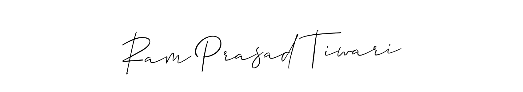 Create a beautiful signature design for name Ram Prasad Tiwari. With this signature (Allison_Script) fonts, you can make a handwritten signature for free. Ram Prasad Tiwari signature style 2 images and pictures png