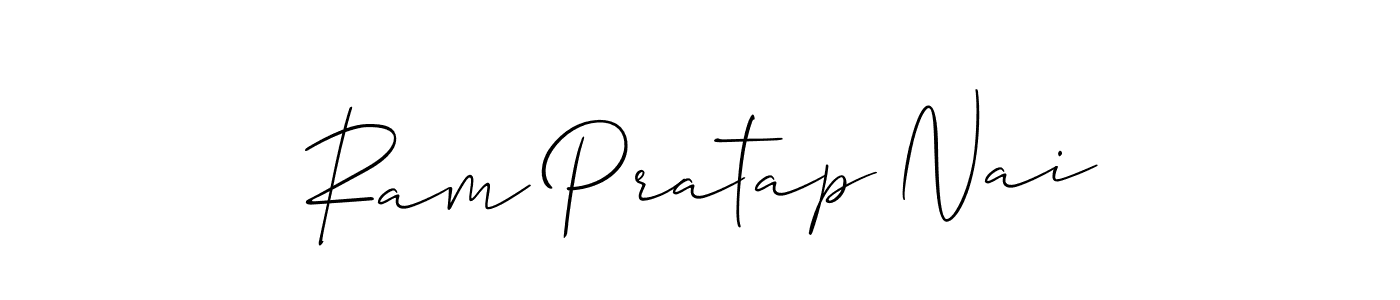 It looks lik you need a new signature style for name Ram Pratap Nai. Design unique handwritten (Allison_Script) signature with our free signature maker in just a few clicks. Ram Pratap Nai signature style 2 images and pictures png