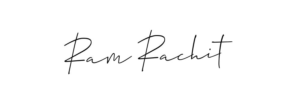 Make a short Ram Rachit signature style. Manage your documents anywhere anytime using Allison_Script. Create and add eSignatures, submit forms, share and send files easily. Ram Rachit signature style 2 images and pictures png