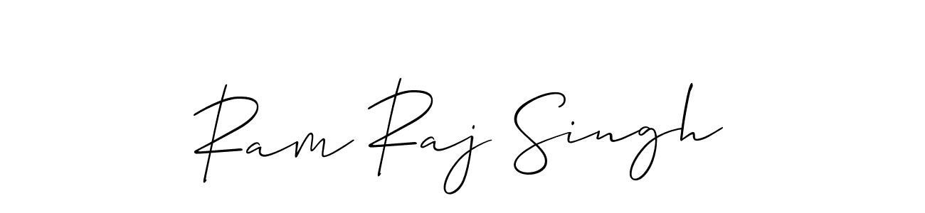 How to make Ram Raj Singh signature? Allison_Script is a professional autograph style. Create handwritten signature for Ram Raj Singh name. Ram Raj Singh signature style 2 images and pictures png