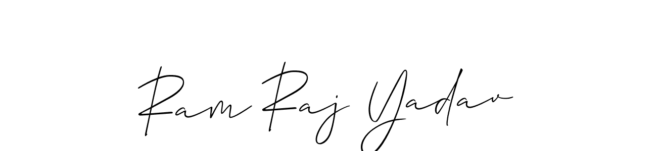 Create a beautiful signature design for name Ram Raj Yadav. With this signature (Allison_Script) fonts, you can make a handwritten signature for free. Ram Raj Yadav signature style 2 images and pictures png