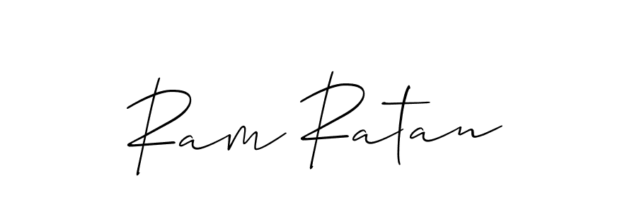 You should practise on your own different ways (Allison_Script) to write your name (Ram Ratan) in signature. don't let someone else do it for you. Ram Ratan signature style 2 images and pictures png