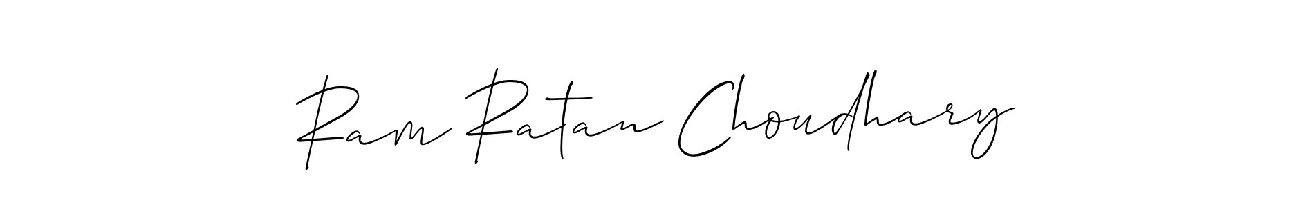 Allison_Script is a professional signature style that is perfect for those who want to add a touch of class to their signature. It is also a great choice for those who want to make their signature more unique. Get Ram Ratan Choudhary name to fancy signature for free. Ram Ratan Choudhary signature style 2 images and pictures png
