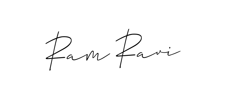 Also You can easily find your signature by using the search form. We will create Ram Ravi name handwritten signature images for you free of cost using Allison_Script sign style. Ram Ravi signature style 2 images and pictures png