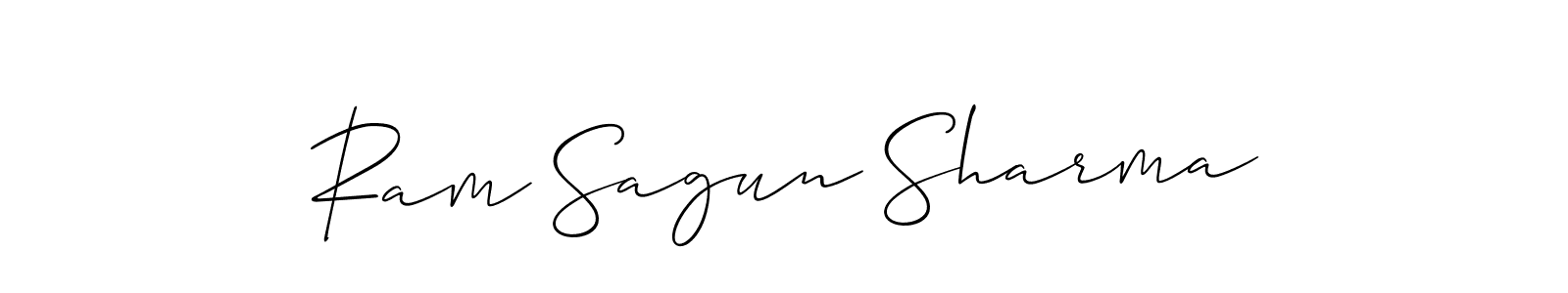 This is the best signature style for the Ram Sagun Sharma name. Also you like these signature font (Allison_Script). Mix name signature. Ram Sagun Sharma signature style 2 images and pictures png