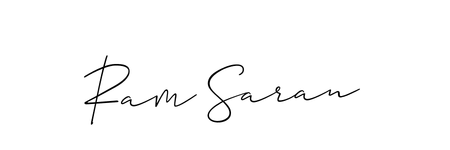 Also You can easily find your signature by using the search form. We will create Ram Saran name handwritten signature images for you free of cost using Allison_Script sign style. Ram Saran signature style 2 images and pictures png