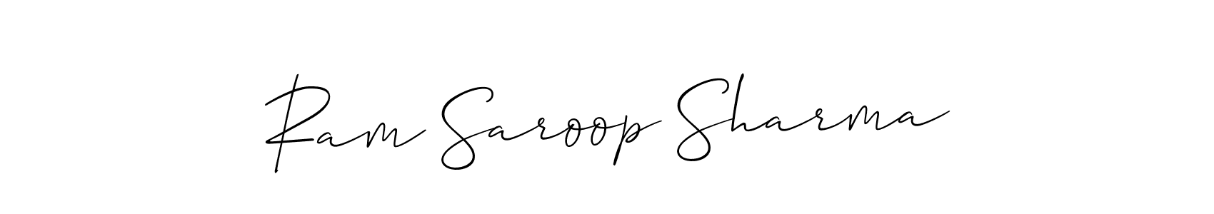 See photos of Ram Saroop Sharma official signature by Spectra . Check more albums & portfolios. Read reviews & check more about Allison_Script font. Ram Saroop Sharma signature style 2 images and pictures png