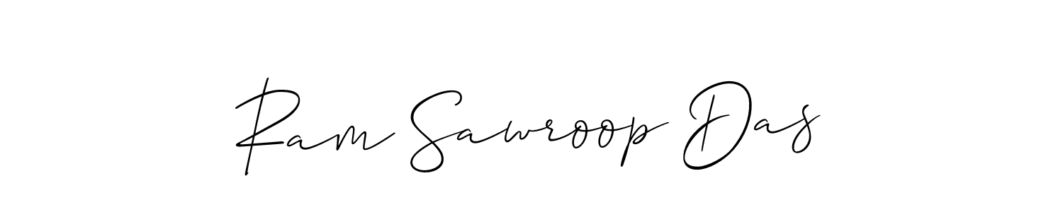 Also we have Ram Sawroop Das name is the best signature style. Create professional handwritten signature collection using Allison_Script autograph style. Ram Sawroop Das signature style 2 images and pictures png