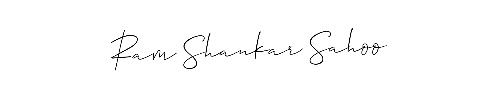 Also we have Ram Shankar Sahoo name is the best signature style. Create professional handwritten signature collection using Allison_Script autograph style. Ram Shankar Sahoo signature style 2 images and pictures png