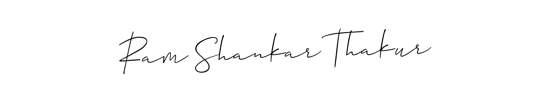 This is the best signature style for the Ram Shankar Thakur name. Also you like these signature font (Allison_Script). Mix name signature. Ram Shankar Thakur signature style 2 images and pictures png