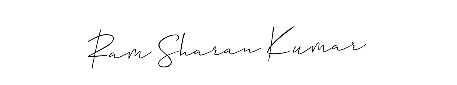 Best and Professional Signature Style for Ram Sharan Kumar. Allison_Script Best Signature Style Collection. Ram Sharan Kumar signature style 2 images and pictures png