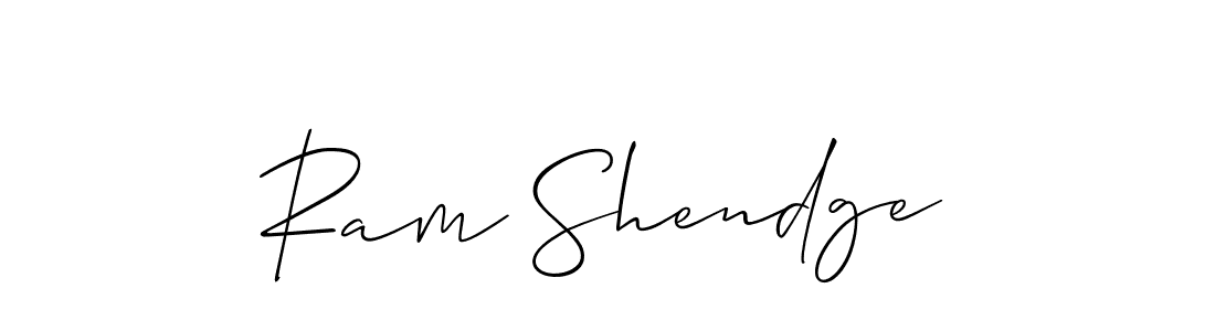 Also we have Ram Shendge name is the best signature style. Create professional handwritten signature collection using Allison_Script autograph style. Ram Shendge signature style 2 images and pictures png