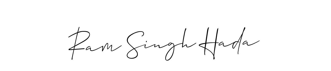 Make a beautiful signature design for name Ram Singh Hada. Use this online signature maker to create a handwritten signature for free. Ram Singh Hada signature style 2 images and pictures png