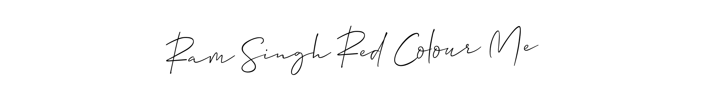 if you are searching for the best signature style for your name Ram Singh Red Colour Me. so please give up your signature search. here we have designed multiple signature styles  using Allison_Script. Ram Singh Red Colour Me signature style 2 images and pictures png
