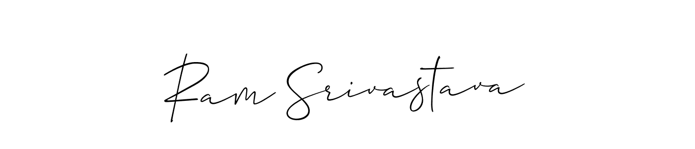 Design your own signature with our free online signature maker. With this signature software, you can create a handwritten (Allison_Script) signature for name Ram Srivastava. Ram Srivastava signature style 2 images and pictures png