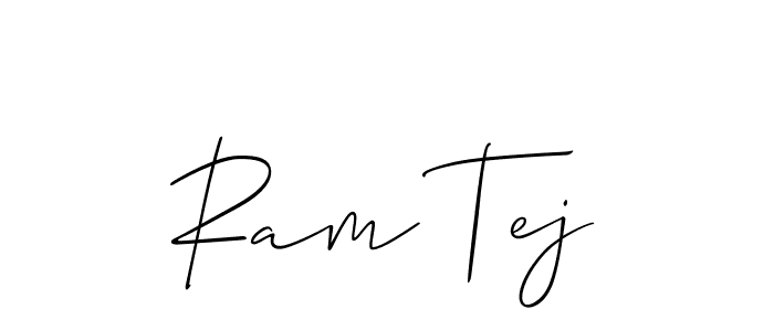Once you've used our free online signature maker to create your best signature Allison_Script style, it's time to enjoy all of the benefits that Ram Tej name signing documents. Ram Tej signature style 2 images and pictures png