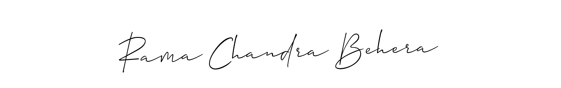 This is the best signature style for the Rama Chandra Behera name. Also you like these signature font (Allison_Script). Mix name signature. Rama Chandra Behera signature style 2 images and pictures png