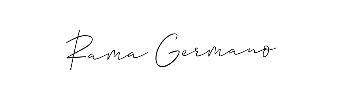 Once you've used our free online signature maker to create your best signature Allison_Script style, it's time to enjoy all of the benefits that Rama Germano name signing documents. Rama Germano signature style 2 images and pictures png