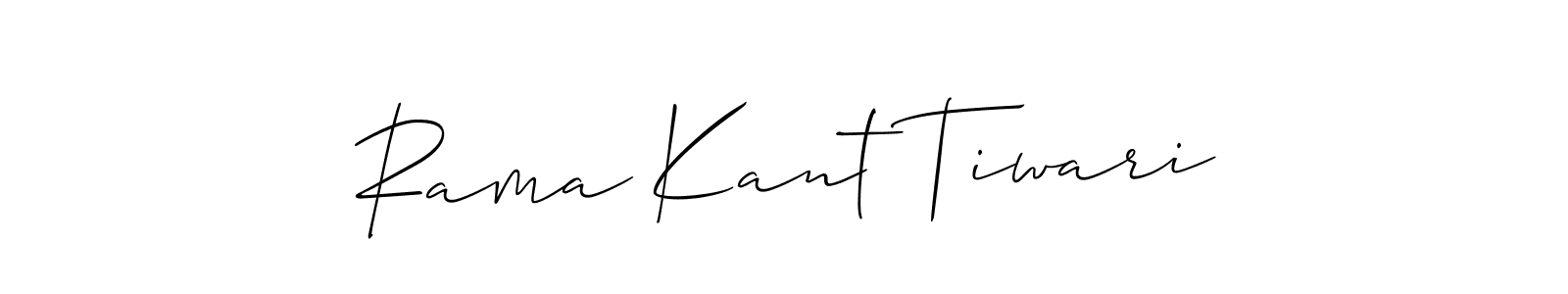 The best way (Allison_Script) to make a short signature is to pick only two or three words in your name. The name Rama Kant Tiwari include a total of six letters. For converting this name. Rama Kant Tiwari signature style 2 images and pictures png