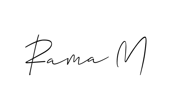 Make a short Rama M signature style. Manage your documents anywhere anytime using Allison_Script. Create and add eSignatures, submit forms, share and send files easily. Rama M signature style 2 images and pictures png