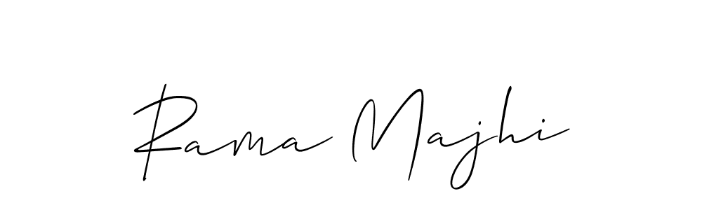 Make a short Rama Majhi signature style. Manage your documents anywhere anytime using Allison_Script. Create and add eSignatures, submit forms, share and send files easily. Rama Majhi signature style 2 images and pictures png