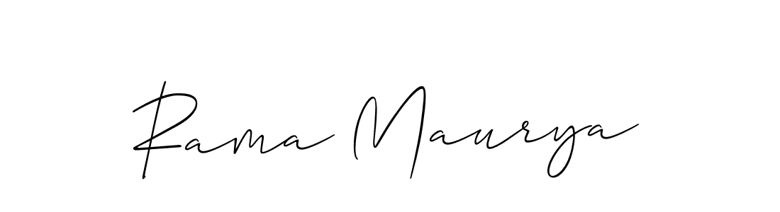 Once you've used our free online signature maker to create your best signature Allison_Script style, it's time to enjoy all of the benefits that Rama Maurya name signing documents. Rama Maurya signature style 2 images and pictures png