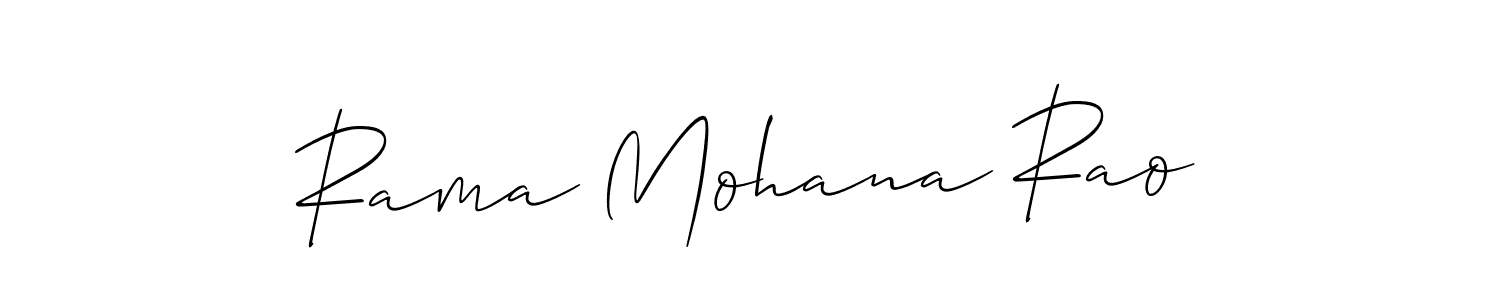 How to make Rama Mohana Rao signature? Allison_Script is a professional autograph style. Create handwritten signature for Rama Mohana Rao name. Rama Mohana Rao signature style 2 images and pictures png