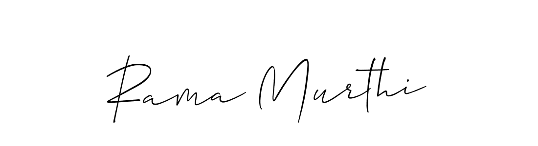 How to make Rama Murthi signature? Allison_Script is a professional autograph style. Create handwritten signature for Rama Murthi name. Rama Murthi signature style 2 images and pictures png