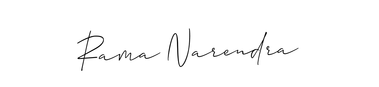 Best and Professional Signature Style for Rama Narendra. Allison_Script Best Signature Style Collection. Rama Narendra signature style 2 images and pictures png