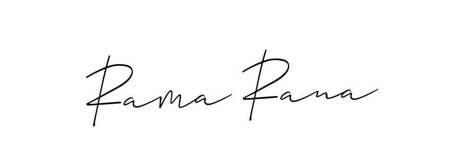 Rama Rana stylish signature style. Best Handwritten Sign (Allison_Script) for my name. Handwritten Signature Collection Ideas for my name Rama Rana. Rama Rana signature style 2 images and pictures png