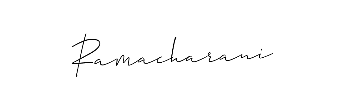 Best and Professional Signature Style for Ramacharani. Allison_Script Best Signature Style Collection. Ramacharani signature style 2 images and pictures png