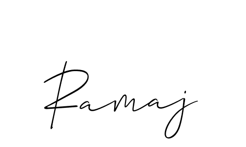 You can use this online signature creator to create a handwritten signature for the name Ramaj. This is the best online autograph maker. Ramaj signature style 2 images and pictures png