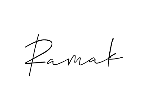 Make a beautiful signature design for name Ramak. Use this online signature maker to create a handwritten signature for free. Ramak signature style 2 images and pictures png