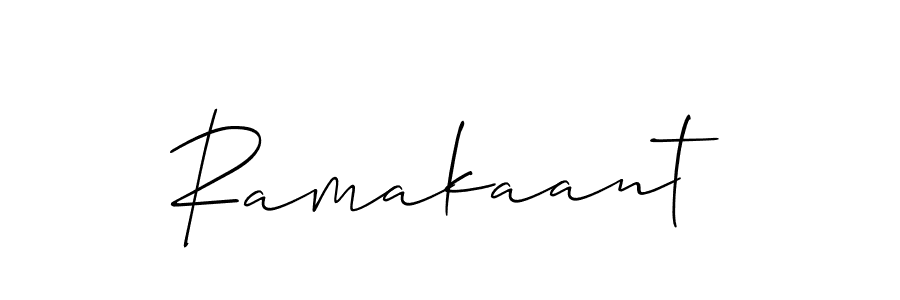 Create a beautiful signature design for name Ramakaant. With this signature (Allison_Script) fonts, you can make a handwritten signature for free. Ramakaant signature style 2 images and pictures png