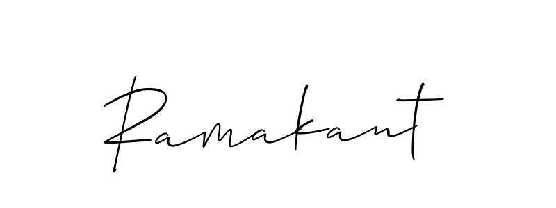 Also we have Ramakant name is the best signature style. Create professional handwritten signature collection using Allison_Script autograph style. Ramakant signature style 2 images and pictures png