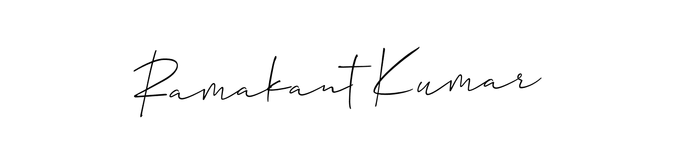 How to Draw Ramakant Kumar signature style? Allison_Script is a latest design signature styles for name Ramakant Kumar. Ramakant Kumar signature style 2 images and pictures png