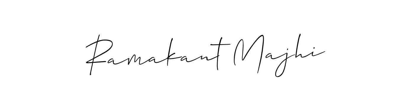 Make a short Ramakant Majhi signature style. Manage your documents anywhere anytime using Allison_Script. Create and add eSignatures, submit forms, share and send files easily. Ramakant Majhi signature style 2 images and pictures png