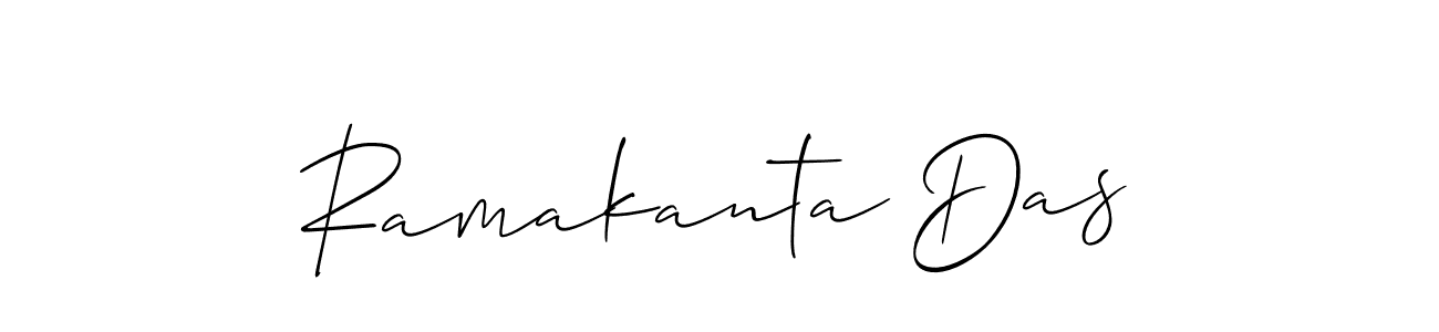 Make a beautiful signature design for name Ramakanta Das. With this signature (Allison_Script) style, you can create a handwritten signature for free. Ramakanta Das signature style 2 images and pictures png