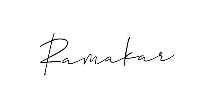 Also we have Ramakar name is the best signature style. Create professional handwritten signature collection using Allison_Script autograph style. Ramakar signature style 2 images and pictures png