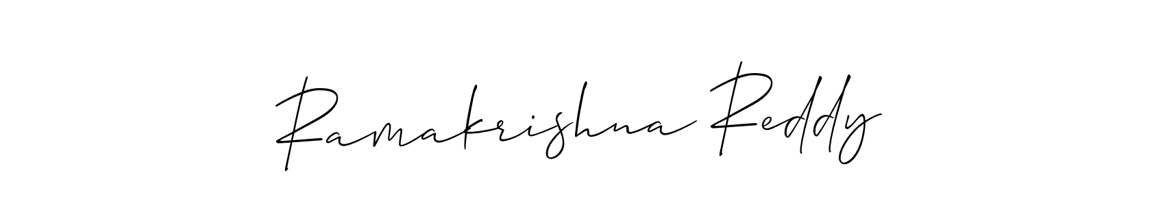 You can use this online signature creator to create a handwritten signature for the name Ramakrishna Reddy. This is the best online autograph maker. Ramakrishna Reddy signature style 2 images and pictures png