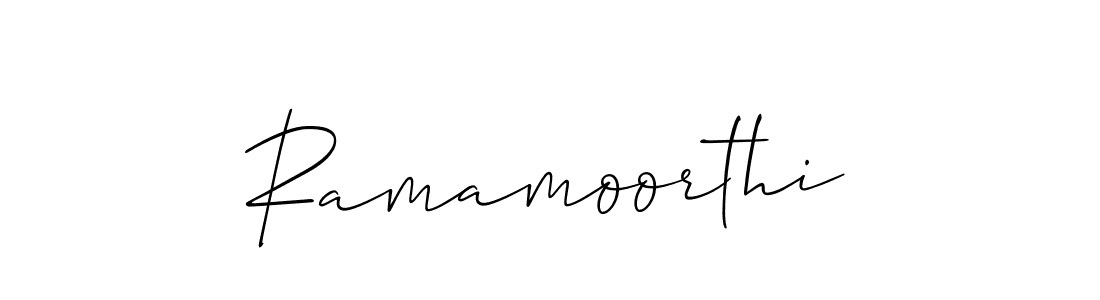 Design your own signature with our free online signature maker. With this signature software, you can create a handwritten (Allison_Script) signature for name Ramamoorthi. Ramamoorthi signature style 2 images and pictures png